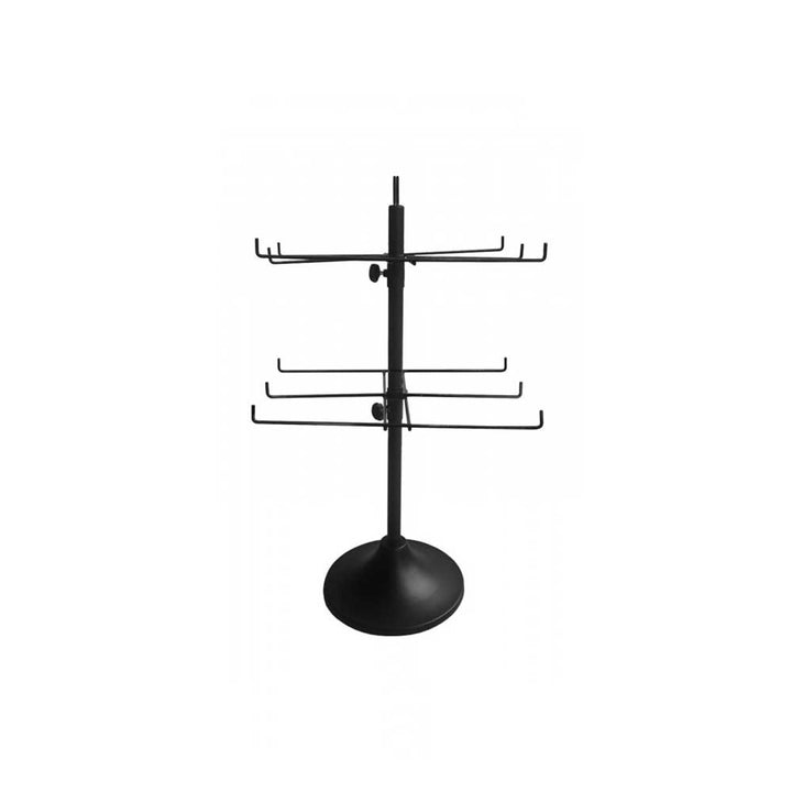 Black Metal Wire Countertop Spinner with Sign Holder - MR012