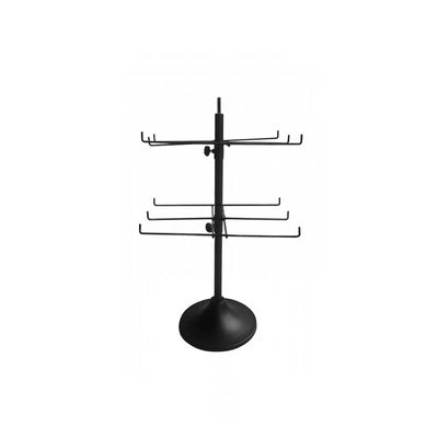 Black Metal Wire Countertop Spinner with Sign Holder - MR012
