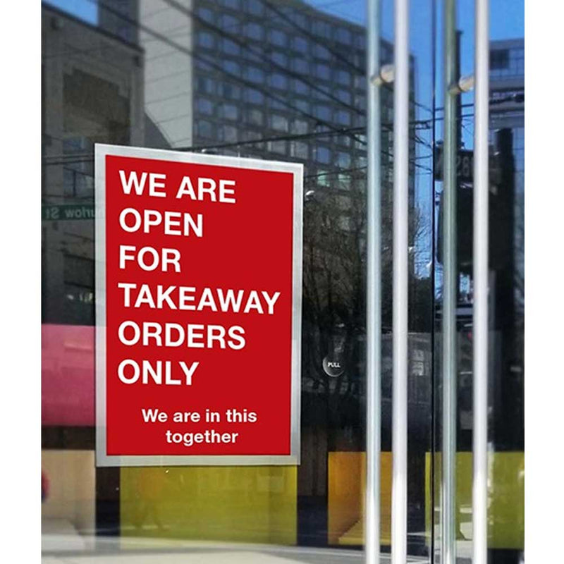 Self Adhesive Sign Frame (2pcs)