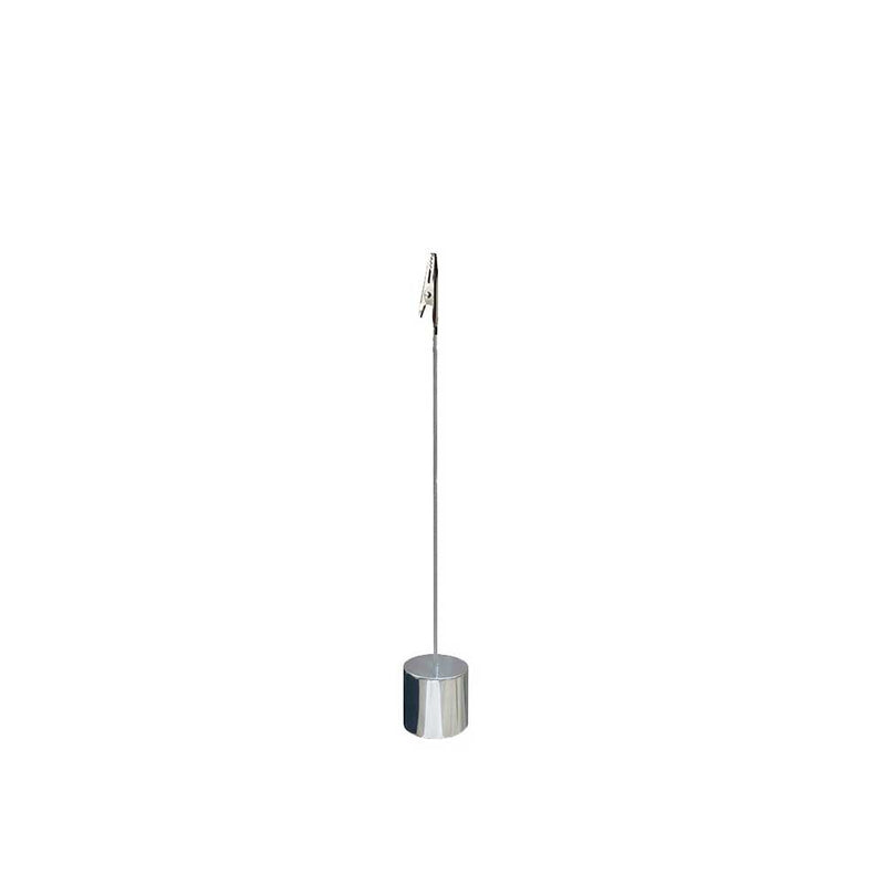 Metal Place Card Holder with Cylinder Base (5pcs)