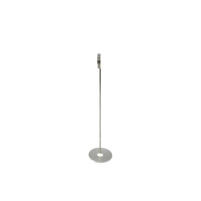 Metal Place Card Holder with Flat Circle Base (5pcs)