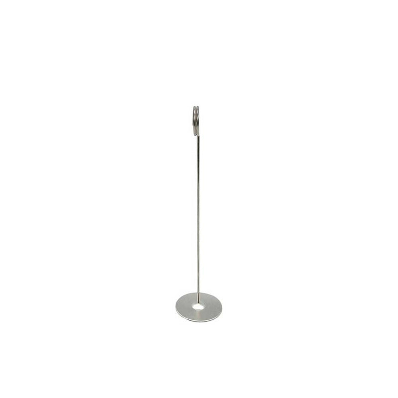 Metal Place Card Holder with Flat Circle Base (5pcs)