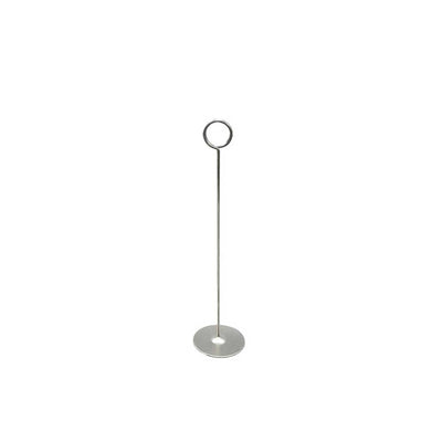 Metal Place Card Holder with Flat Circle Base (5pcs)