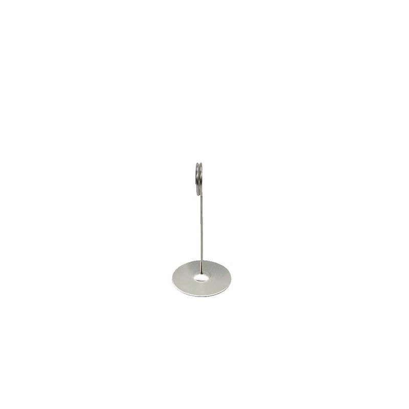Metal Place Card Holder with Flat Circle Base (5pcs)