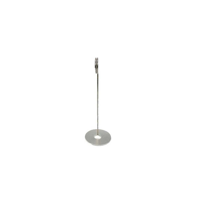 Metal Place Card Holder with Flat Circle Base (5pcs)