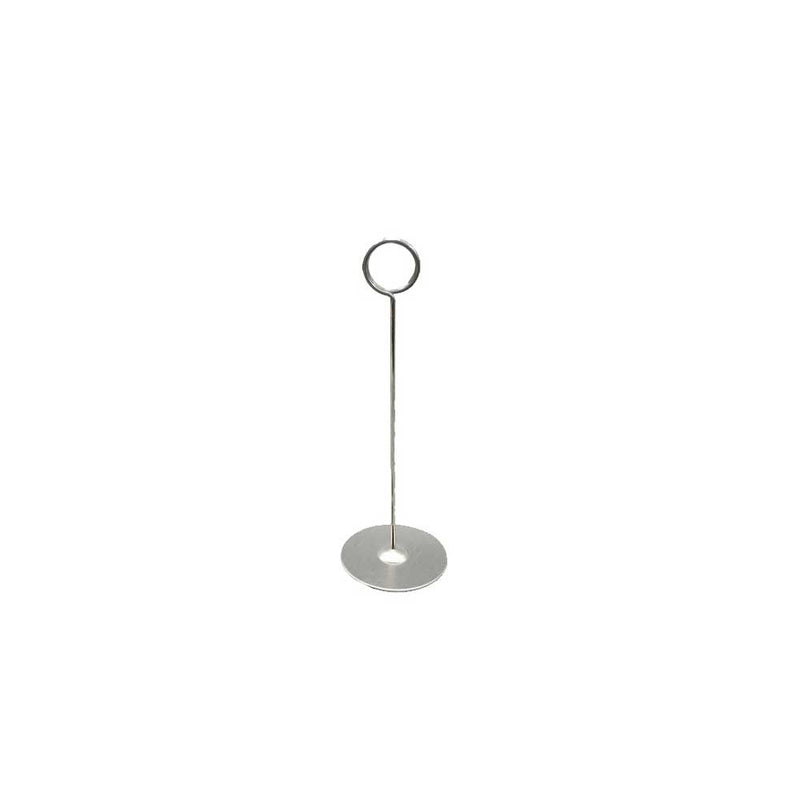 Metal Place Card Holder with Flat Circle Base (5pcs)
