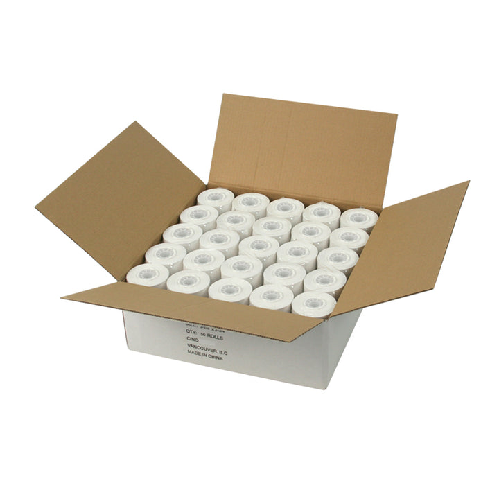 Thermal POS Paper Rolls (2¼'' W X 75'L) - #POS75