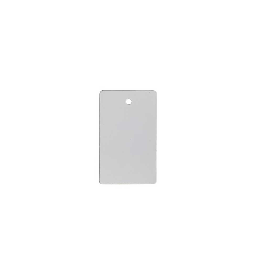 White Blank Tag 1⅝”W x 2½”H - Tag008 - 400/pcs per pk