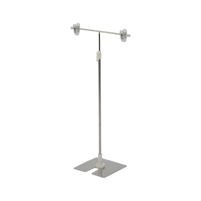 Chrome Metal Countertop Showcard Display Holder (2 pcs) - SC014