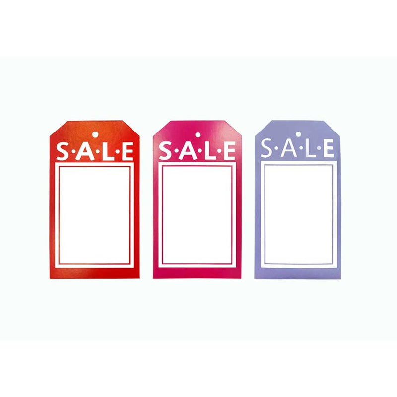 Rectangular Sale Price Tags 2½”W x 4½”H - STAG004