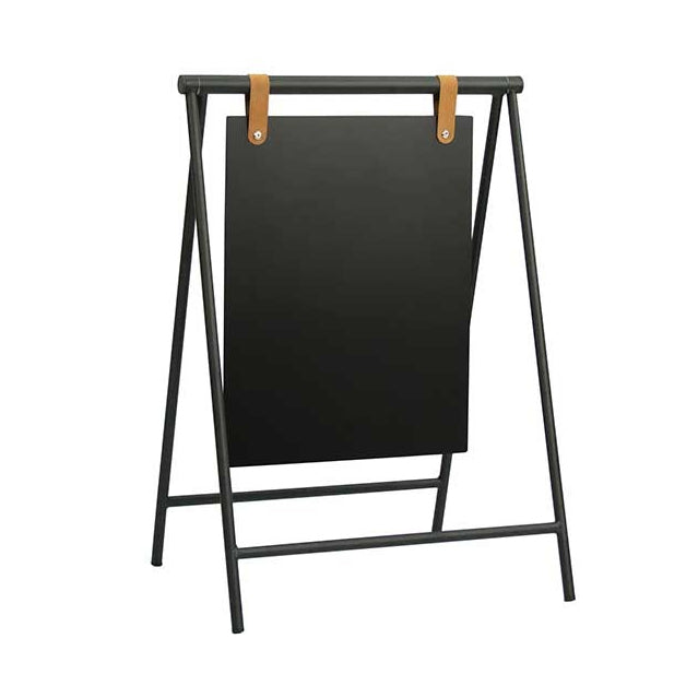 Metal A-Frame Sidewalk Sign with PVC Panel – Durable Outdoor Advertising Sign
