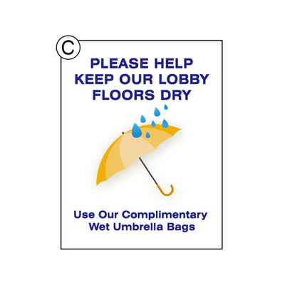 PVC Sign Panel 8½"W x 11"H  (For #UB011)